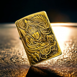 BẬT LỬA ZIPPO BẢN ĐỒNG KHẮC HÌNH 3D TRIÊU VÂN PHIÊN BẢN 3 SIÊU NÉT - Mã SP: ZPC4138-169