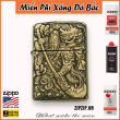 BẬT LỬA ZIPPO BẢN ĐỒNG TRƠN AMOR CHÍNH HÃNG KHẮC HÌNH 3D QUAN CÔNG SIÊU SẮC NÉT