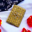 BẬT LỬA ZIPPO BẢN ĐÔNG TRƠN KHẮC 3D HÌNH TỲ HƯU ĐỒNG VÀNG  SIÊU SẮC NÉT