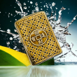 BẬT LỬA ZIPPO BẢN ĐÔNG TRƠN KHẮC 3D HÌNH TỲ HƯU ĐỒNG VÀNG  SIÊU SẮC NÉT