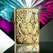 BẬT LỬA ZIPPO BẢN ĐỒNG TRƠN KHẮC HÌNH 3D BẤT ĐỘNG MINH VƯƠNG  SIÊU SẮC NÉT