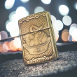 BẬT LỬA ZIPPO BẢN ĐỒNG TRƠN KHẮC HÌNH 3D TUỔI LỢN SIÊU SẮC NÉT