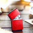 Bật Lửa Zippo Sơn Màu Đỏ Kẹo Táo - SKU 21063 – Zippo Candy Apple Red