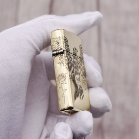 Bật Lửa Zippo Chạm Khắc Hình Since Eagle Phiên Bản Hẹp Slim