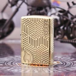 Bật Lửa Zippo Chạm Khắc Họa Tiết Ngọn Lửa Cổ Điển - Mã SP: ZPC2643-254