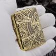 Bật Lửa Zippo Chất Liệu Đồng chạm khắc Apocalypse bốn hiệp sĩ Armor