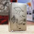 Bật lửa zippo chiến tranh việt nam đời sô (máy bay Củ Chi)