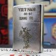 Bật lửa zippo chiến tranh việt nam đời sô ( Quảng Trị 66-67 )