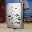 Bật lửa zippo chiến tranh việt nam đời số ( VIETNAM-CU CHI 69-70 )