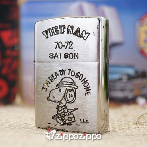 Bật lửa zippo chiến tranh việt nam đời số ( VIETNAM-SAIGON 70-72 )