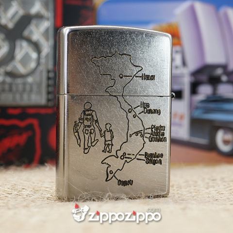 Bật lửa zippo chiến tranh việt nam đời sô ( VIETNAM-SAIGON)