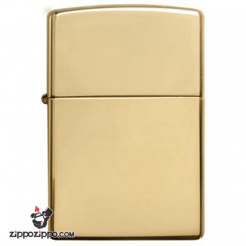 Bật Lửa Zippo Vàng Bóng Vỏ Dầy 169 - Zippo Armor High Polished Brass SKU 169