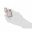 Bật Lửa Zippo Bản Nhỏ Mạ Chome Xước Vân Ngang - SKU 1600 – Zippo Slim Brushed Chrome