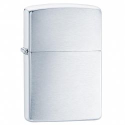 Bật Lửa Zippo Vỏ Dày Đồng Mạ Chrome Xước Ngang - SKU 162 – Zippo Armor Brushed Chrome