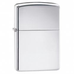 Bật Lửa Zippo Vỏ Dày Đồng Mạ Chrome Trơn Bóng - SKU 167 – Zippo Armor High Polished Chrome