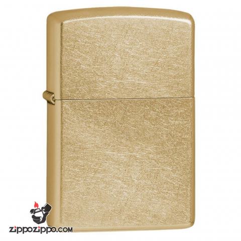 Bật Lửa Zippo Đồng Vàng Xi Xước Bụi - SKU 207G – Zippo Gold Dust