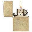 Bật Lửa Zippo Đồng Vàng Xi Xước Bụi - SKU 207G – Zippo Gold Dust