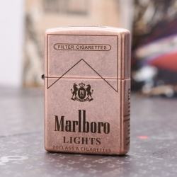 Bật Lửa Zippo CHính Hãng 301FB Khắc logo Marlboro - Mã SP: ZPC1727