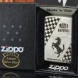 Bật lửa Zippo chĩnh hãng bạc cổ khắc Ferrari