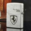 Bật lửa Zippo chĩnh hãng bạc cổ khắc Ferrari