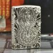 Bật lửa Zippo chính hãng bạc cổ khắc thiên thần