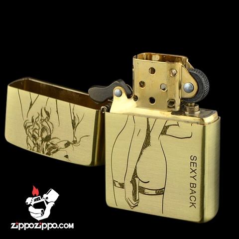 Bật lửa Zippo chính hãng back Sexy American