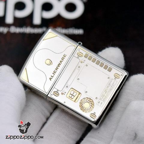 Bật lửa Zippo chính hãng bản chrome khắc WIN 10 và bán phím zippo Bản Armor vỏ dầy