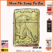 Bật lửa zippo chính hãng bản đồng trơn AMOR khắc 3D hình tuổi hổ siêu sắc nét