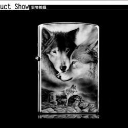 Bật lửa Zippo chính hãng cặp đôi Sói dũng mãnh - Mã SP: ZPC0100