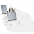 Bật Lửa Zippo 1937 Mạ Chrome Xước Ngang Chặt Góc - SKU 230 – Zippo Vintage Brushed Chrome