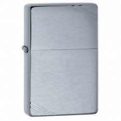 Bật Lửa Zippo 1937 Mạ Chrome Xước Ngang Chặt Góc - SKU 230 – Zippo Vintage Brushed Chrome - Mã SP: ZPC0355