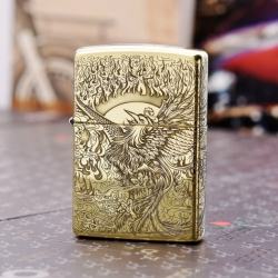 Bật Lửa Zippo Chính Hãng Chạm Khắc Chim Phượng Hoàng - Mã SP: ZPC1907-254