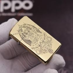 Bật Lửa Zippo Chính Hãng  Chạm Khắc Tề Thiên Đại Thánh Phiên Bản Hẹp Slim - Mã SP: ZPC2967