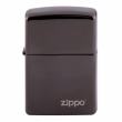 Bật Lửa Zippo Phủ Bóng Màu Đen Mun - Logo Zippo SKU 24756ZL – Zippo Ebony with Zippo Logo