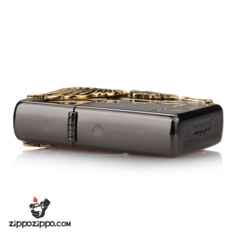 Bật lửa Zippo chính hãng đen phiên bản giới hạn Harley Davidson