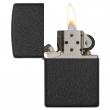 Bật Lửa Zippo Sơn Màu đen Nhám Gân - SKU 236 – Zippo Black Crackle