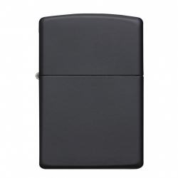 Bật Lửa Zippo Sơn Tĩnh Điện Màu Đen- SKU 218 – Zippo Black Matte - Mã SP: ZPC0333