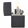 Bật Lửa Zippo Sơn Tĩnh Điện Màu Đen- SKU 218 – Zippo Black Matte