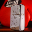 Bật lửa Zippo chính hãng đồng Bản Armor Chrome khắc mã đáo thành công