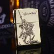 Bật lửa Zippo chính hãng đồng bóng khắc Crusades Armor