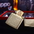Bật lửa Zippo chính hãng đồng bóng khắc Crusades