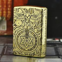 Bật lửa Zippo chính hãng Đồng Bóng khắc thiên thần - Mã SP: ZPC1788-254