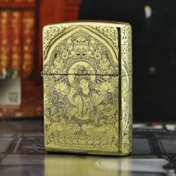 Bật lửa Zippo chính hãng đồng khắc đức Phật tinh tế - Mã SP: ZPC0337-254