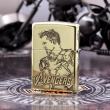 Bật lửa Zippo chính hãng đồng khắc người sắt vỏ mỏng
