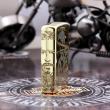 Bật lửa Zippo chính hãng đồng khắc người sắt vỏ mỏng