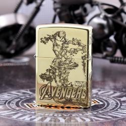 Bật lửa Zippo chính hãng đồng khắc người sắt - Mã SP: ZPC2445-254