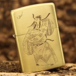 Bât lửa Zippo chính hãng đồng khắc ông Thần Tài may mắn - Mã SP: ZPC0260