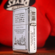 Bật lửa Zippo chính hãng đồng mạ chrome khắc Lạc Đà CAMEL