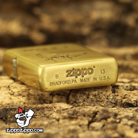 Bật lửa Zippo chính hãng đồng nhẹ khắc ngày của bố vô cùng ý nghĩa