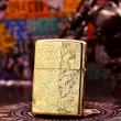 Bật Lửa Zippo Chính Hãng Đồng Nguyên Khối Khắc Rồng Và Phượng